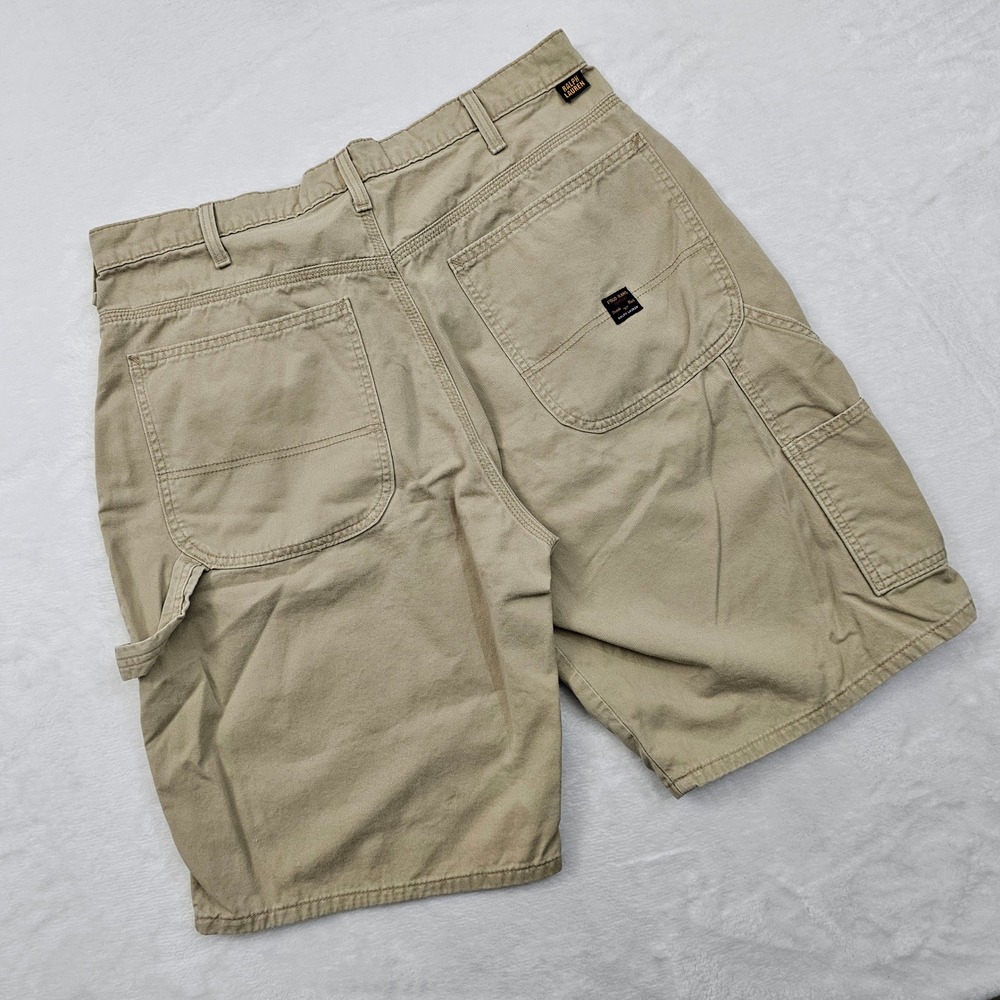 Polo Jeans Co Ralph Lauren Carpenter Shorts Mens 34 Tan Vintage Utility Workwear